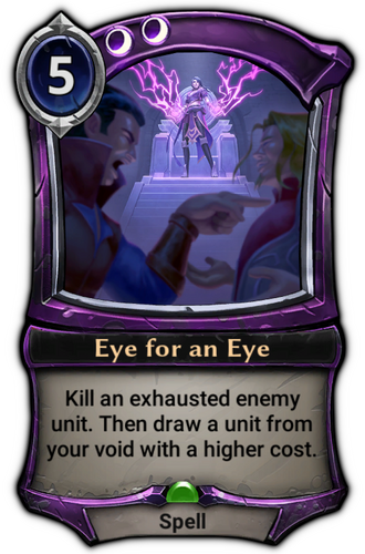 Eye for an Eye card