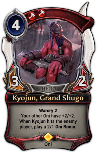 Kyojun, Grand Shugo card