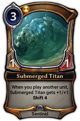Submerged Titan card