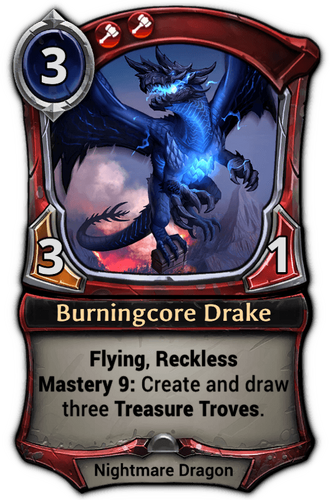 Burningcore Drake card