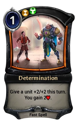 Determination card