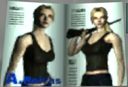 alex (A. Roivas) seen on the inside of the "book" item from Metal Gear Solid: The Twin Snakes.