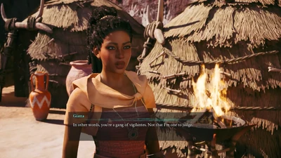 First conversational screenshot of Giatta