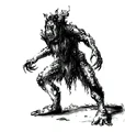 Bestiary image of a troll