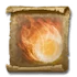 Scroll of fireball icon
