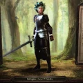 Pallegina with her unique armor