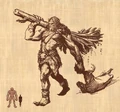 Concept art of an Ogre