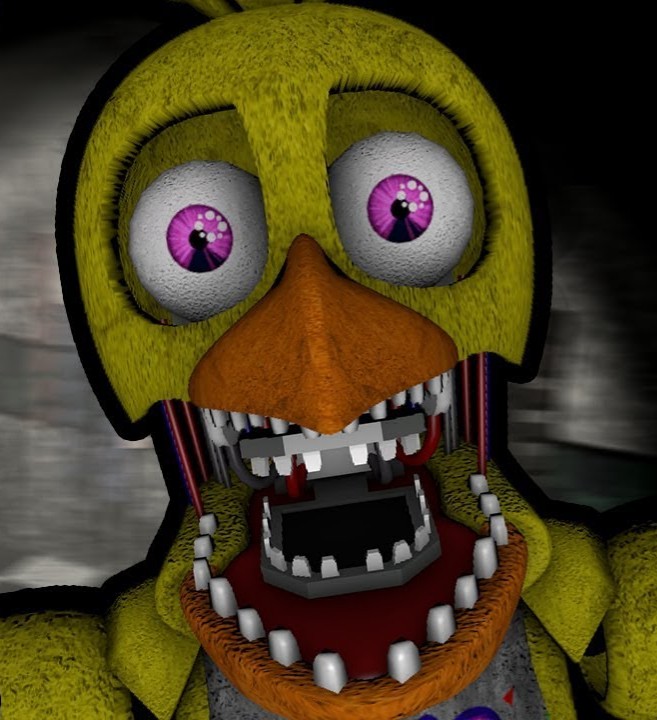 fnaf Withered Chica - Ethgoesboom Chica The Chicken, HD Png