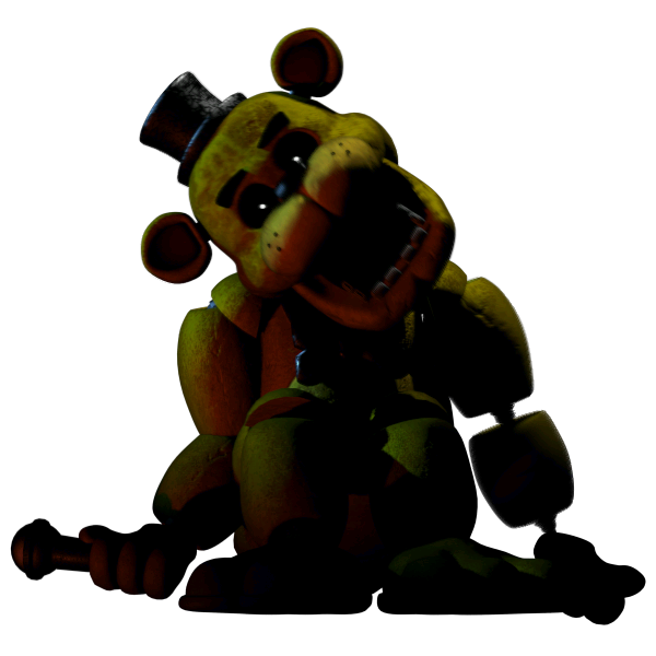 Download Editwithered Fredbear - Fnaf Withered Freddy Full Body