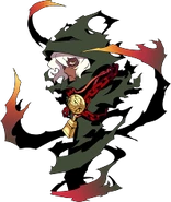 Male Hexer in-game portrait 4 in Etrian Mystery Dungeon