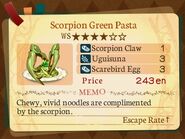 Stratum 4. Scorpion Green Pasta