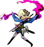 Female Ninja in-game portrait 3 in Etrian Mystery Dungeon