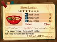 Stratum 3. Bison Lamian