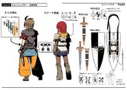 Concept art of the Highlander and Raquna