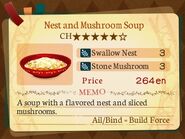 Stratum 5. Nest and Mushroom Soup