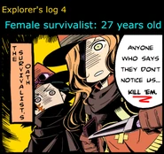 My party was facing grave danger against a group of FOEs. I hid so I wouldn't be noticed by the enemy, and stayed there until it was my chance to strike. It's a Survivalist skill, called Cloak, where we blend in with the shadows. Luckily, the battle ended without me having to attack. I came out of the brush and congratulated my comrades. That's when our leader looked at me and said, "Huh...? You were here today?"