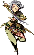 Male Dancer in-game portrait 4 in Etrian Mystery Dungeon
