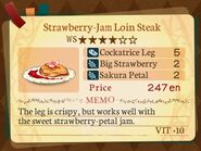 Stratum 4. Strawberry-Jam Loin Steak