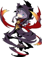 Female Hexer in-game portrait 1 in Etrian Mystery Dungeon