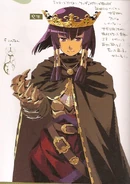 Seyfried's first page in the Japanese Artbook