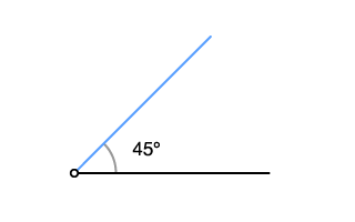 Angle of 45°, Euclidea Wiki