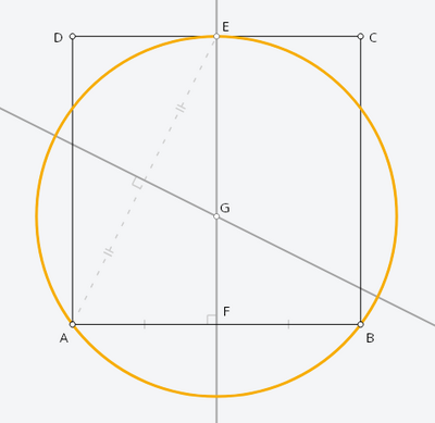 Circle Tangent to Square Side | Euclidea Wiki | Fandom