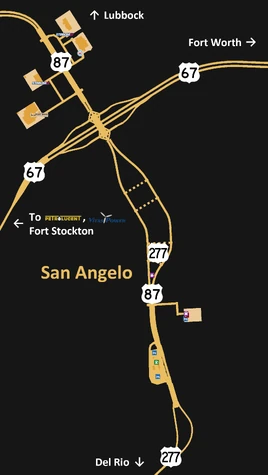 San Angelo map
