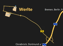 Werlte map