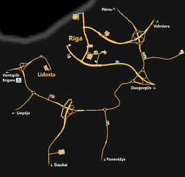 Rīga map