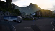 Major intersection (in real life part of the E10)
