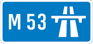 UK M53 sign