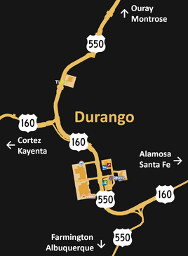 Durango map