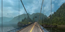 Erfjord bridge on the road between Stavanger and Bergen.