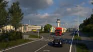 Bodø Airport seen from Kong Olav V's Gate
