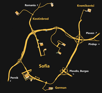 Sofia map