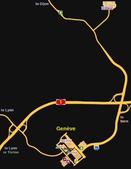 Geneve map