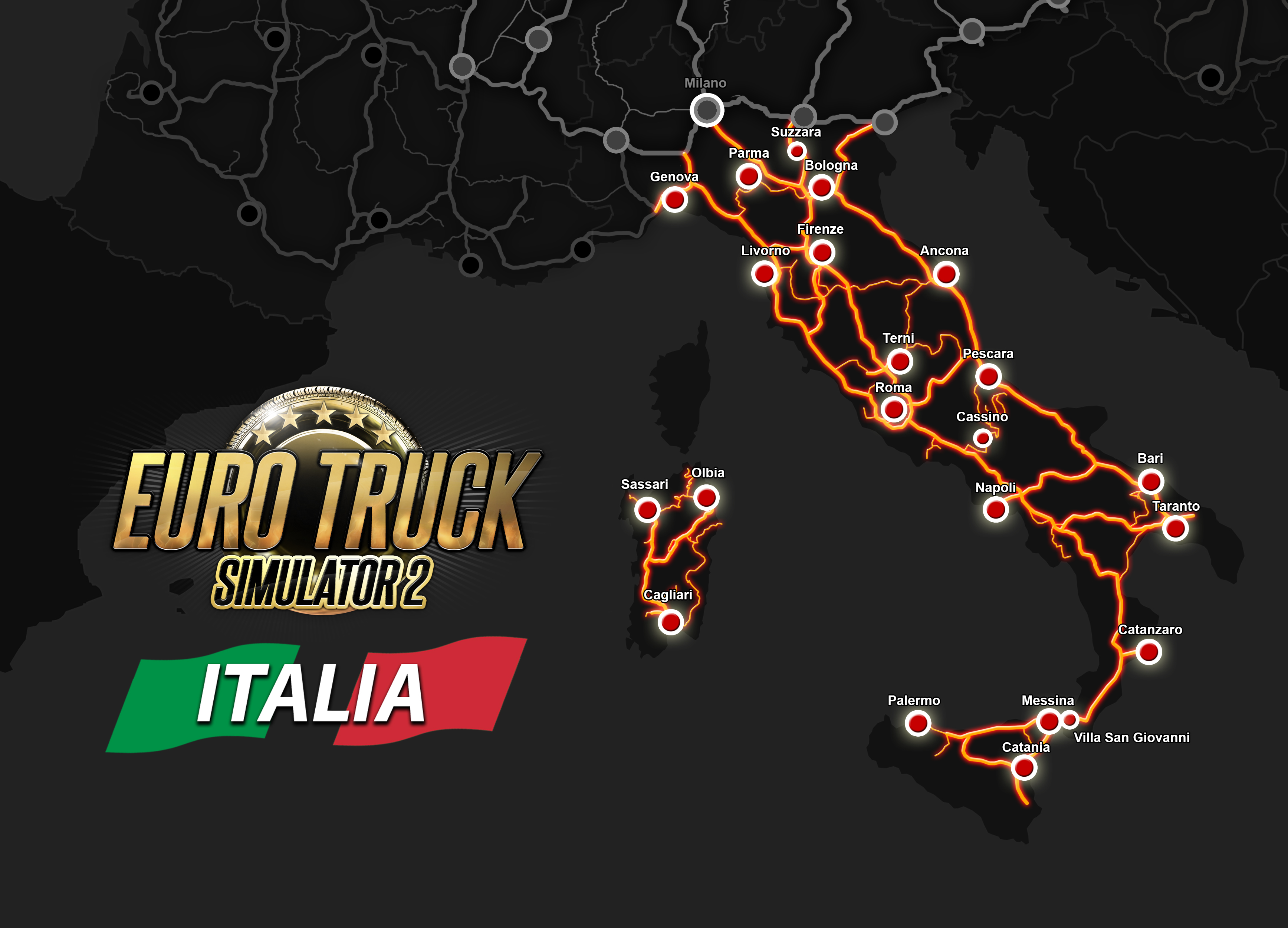 Ets 2 Italia Map Euro Truck Simulator 2: Italia | Truck Simulator Wiki | Fandom