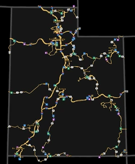 Utah map
