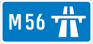 UK M56 sign