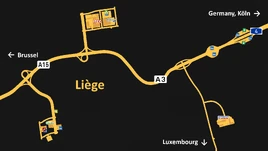 Liege map