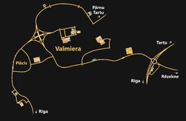 Valmiera map