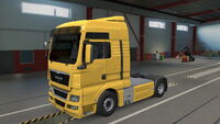 MAN TGX Paint Job Sunny Yellow