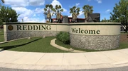 Redding Welcome sign