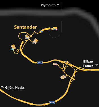 Santander map