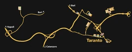 Taranto map