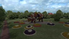 Ventspils flower cow