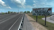 Welcome to Yakima sign