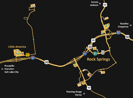 Rock Springs map