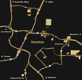 Houston map
