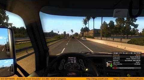 American Truck Simulator - Alpha build 0.1.60 gameplay